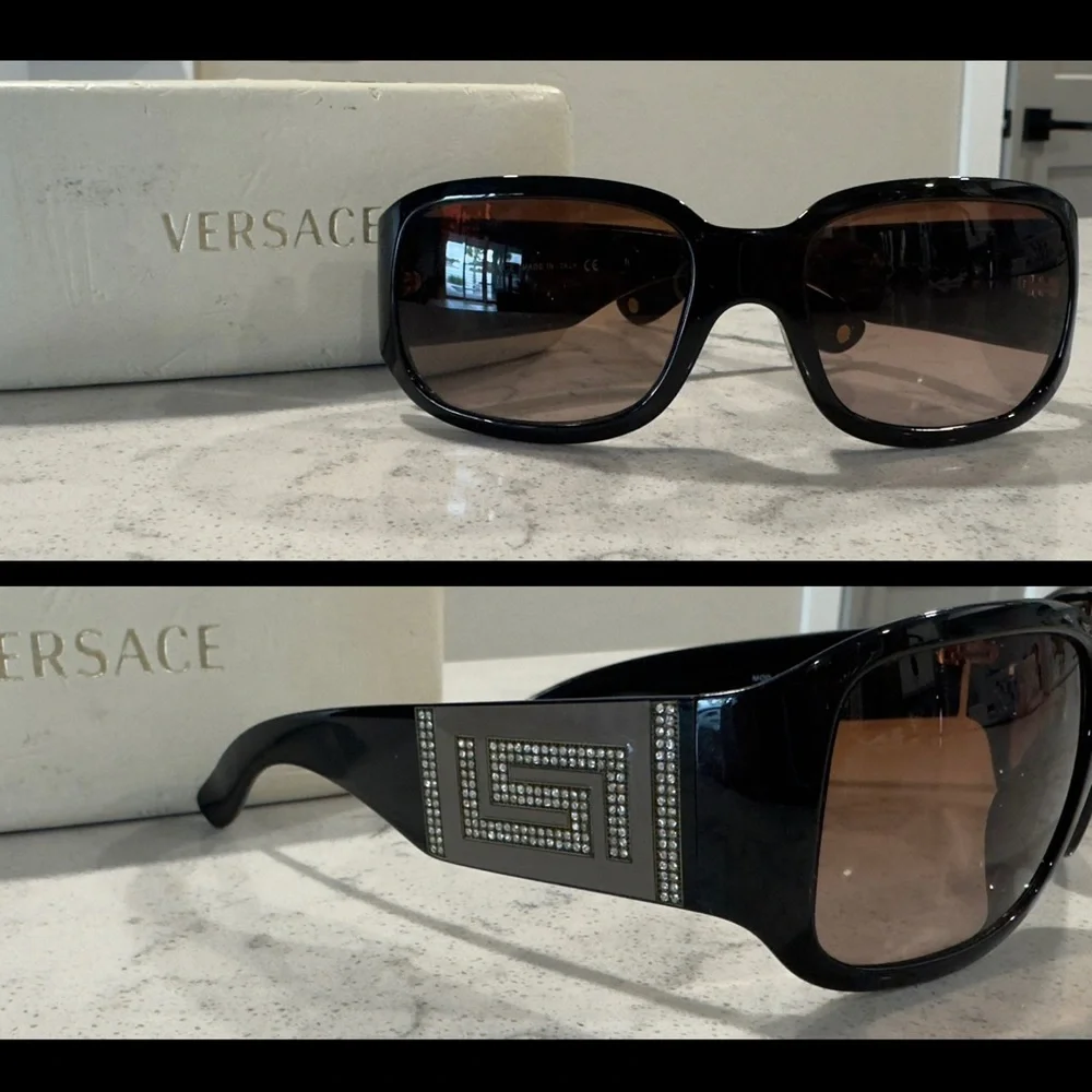 Versace Vintage Sunglasses 2+ Readers With Case Model 4159-B - Picture 14 of 15
